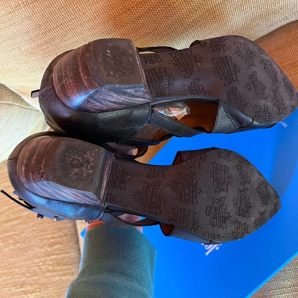 Black Fluevog Bekkie size 10 - Picture 3 of 6